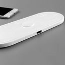 KT-W50A8 3 in 1 10W Multi-Function Bracket Wireless Charger for iPhones / iWatch / AirPods