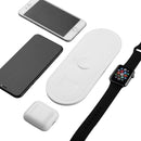 KT-W50A8 3 in 1 10W Multi-Function Bracket Wireless Charger for iPhones / iWatch / AirPods