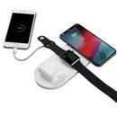 KT-W50A8 3 in 1 10W Multi-Function Bracket Wireless Charger for iPhones / iWatch / AirPods