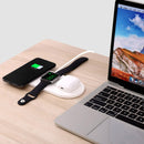 KT-W50A8 3 in 1 10W Multi-Function Bracket Wireless Charger for iPhones / iWatch / AirPods