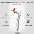 Electric Scrubber Make-Up Brush Cleaning Machine Automatic Dryer USB Rechargeable Make-Up Brush Cleaner(Black)