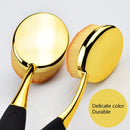 10 PCS / Set Toothbrush Makeup Brush Foundation Brushes Beauty Tools(Golden)