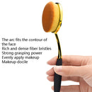 10 PCS / Set Toothbrush Makeup Brush Foundation Brushes Beauty Tools(Golden)