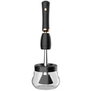 Electric Scrubber USB Rechargeable Makeup Brush Cleaning Machine Automatic Drying Brush Cleaner(Black)