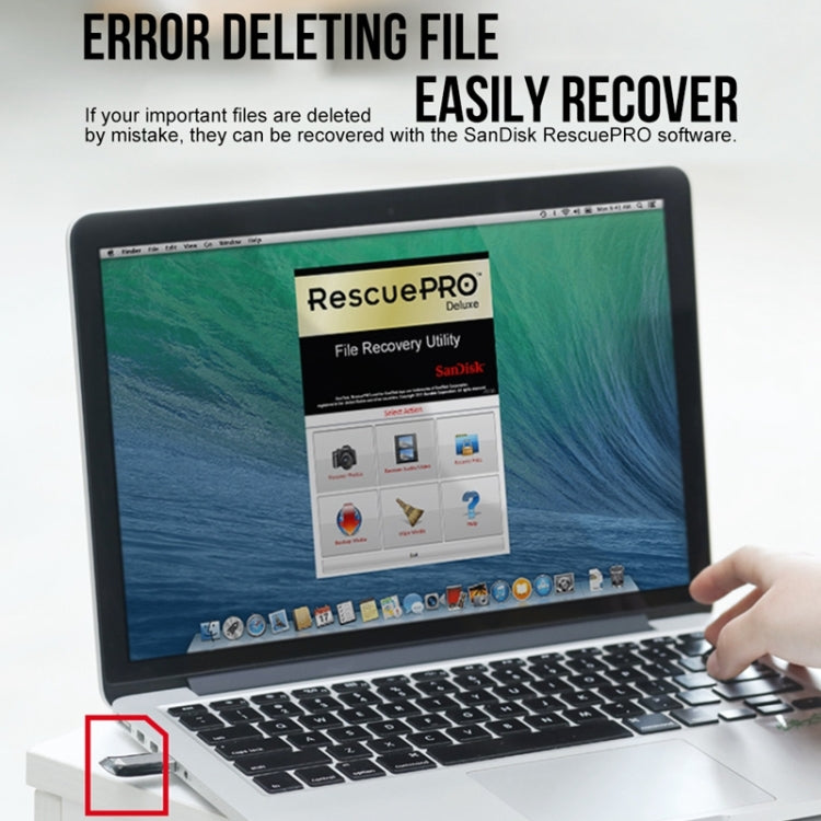 SanDisk CZ73 USB 3.0 High Speed Metal U Disk, Capacity: 64GB(Black)