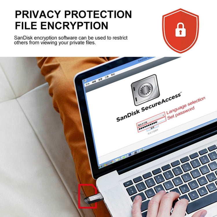 SanDisk CZ73 USB 3.0 High Speed Metal U Disk, Capacity: 128GB(Black)