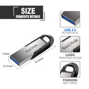 SanDisk CZ73 USB 3.0 High Speed Metal U Disk, Capacity: 128GB(Blue)