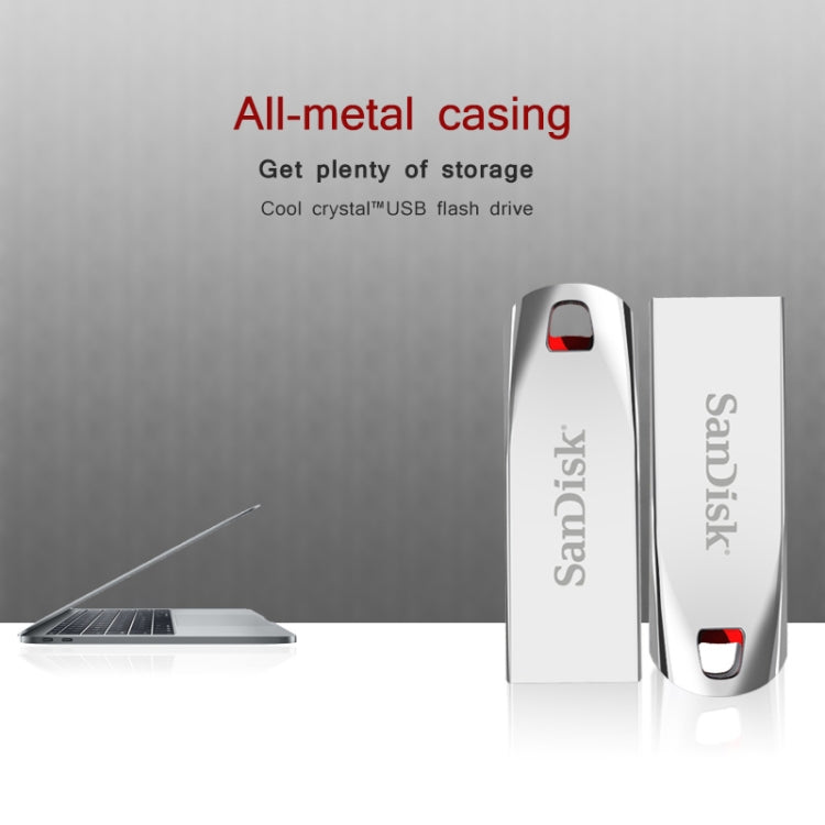 SanDisk CZ71 USB 2.0 Car Mini Metal Flash Drive U Disk, Capacity: 32GB