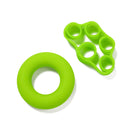 TF122 2 PCS 2 in 1 Silicone Grip Ring + Grip Device Set(Green)