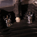 4 PCS / Set Motorcycle Modified Crown Engine Screw Decorative Cover For Harley 750 / 883 / 1200 / 72 / X48(Gold)