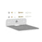 Bluetooth Speaker Wall Storage Bracket Bedside Speaker Phone Charging Bracket(White)