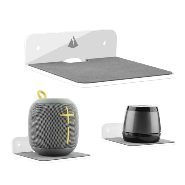Bluetooth Speaker Wall Storage Bracket Bedside Speaker Phone Charging Bracket(Transparent)