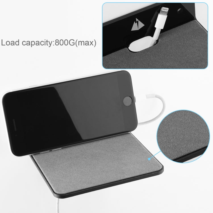 Bluetooth Speaker Wall Storage Bracket Bedside Speaker Phone Charging Bracket(White)