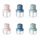 Baby Food Supplement Meat Grinder Electric Mini USB Rechargeable Mixer Small Minced Meat Garlic Masher Small (Blue)