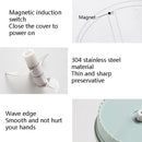 Baby Food Supplement Meat Grinder Electric Mini USB Rechargeable Mixer Small Minced Meat Garlic Masher Small (Blue)