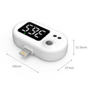 K8 Automatic Infrared Mobile Phone Smart Thermometer Non-Contact Human Body Thermometer, Specification: Type-C Head(White)