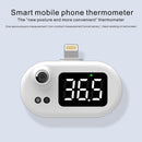K8 Automatic Infrared Mobile Phone Smart Thermometer Non-Contact Human Body Thermometer, Specification: Type-C Head(White)