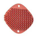 2 PCS Multifunctional Silicone Cleaning Brush Non-Oily Kitchen Cleaning Scouring Pad(Honey Bud Red)