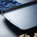 Aluminum Alloy Quick Thawing Plate Rectangle Food Thawing Deicing Tray(Black)