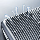 Aluminum Alloy Quick Thawing Plate Rectangle Food Thawing Deicing Tray(Black)