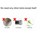 Aluminum Alloy Quick Thawing Plate Rectangle Food Thawing Deicing Tray(Black)