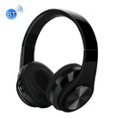 FG-69 Bluetooth Wireless Headset Subwoofer Mobile Computer Headset(Black)