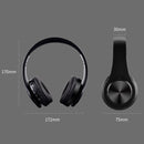 FG-69 Bluetooth Wireless Headset Subwoofer Mobile Computer Headset(Blue)
