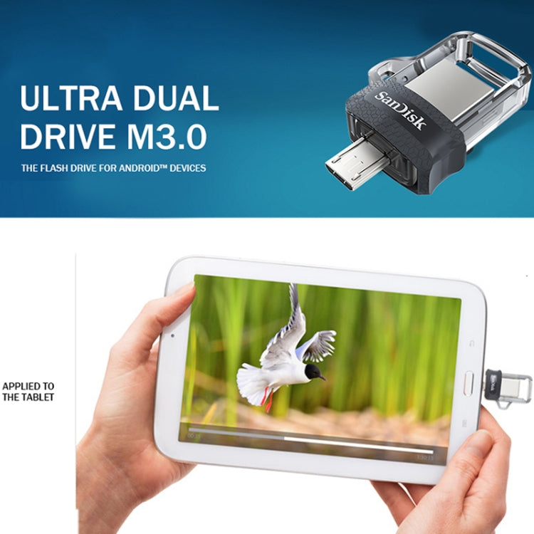 SanDisk SDDD3 High Speed Android Phone Computer USB 3.0 + Micro USB OTG USB Flash Drive, Capacity: 32GB