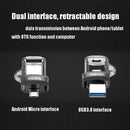 SanDisk SDDD3 High Speed Android Phone Computer USB 3.0 + Micro USB OTG USB Flash Drive, Capacity: 32GB