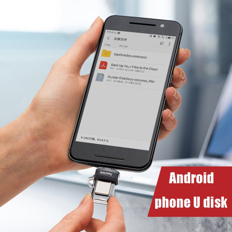 SanDisk SDDD3 High Speed Android Phone Computer USB 3.0 + Micro USB OTG USB Flash Drive, Capacity: 32GB