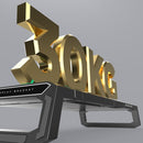 ICE COOREL T1 Monitor Increased Rack Foldable Laptop Stand With RGB Lighting & 4xUSB2.0 Expansion Interface(Obsidian Black)