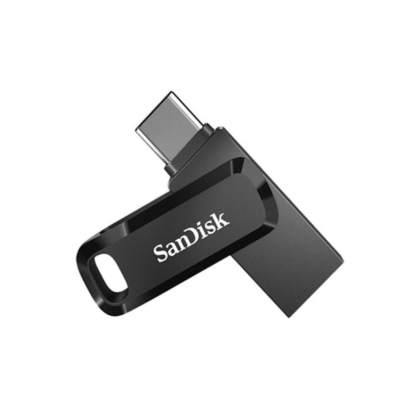 SanDisk Type-C + USB 3.1 Interface OTG High Speed Computer Phone U Disk, Colour: SDDDC3 Black Plastic Shell, Capacity: 256GB