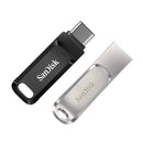 SanDisk Type-C + USB 3.1 Interface OTG High Speed Computer Phone U Disk, Colour: SDDDC4 Silver Metal Shell, Capacity: 128GB