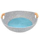 Four Seasons Universal Felt Nest For Pets Cat Bed Pet Supplies(Gray)