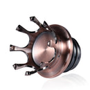 Motorcycle CNC Aluminum Alloy Crown Fuel Tank Cap Suitable For Harley 883 / XL / 1200 / 48 / 72(Bronze)