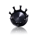 Motorcycle CNC Aluminum Alloy Crown Fuel Tank Cap Suitable For Harley 883 / XL / 1200 / 48 / 72(Silver)