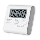 2 PCS Kitchen Baking Timer Student Learning Reminder Timer(White)