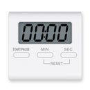 2 PCS Kitchen Baking Timer Student Learning Reminder Timer(White)