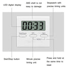 2 PCS Kitchen Baking Timer Student Learning Reminder Timer(White)