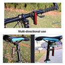 LD51 USB Rechargeable Bicycle Laser Tail Light Night Riding LED Warning Light Outdoor Riding Equipment(Red Light)