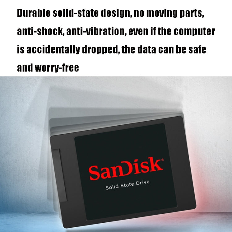SanDisk SDSSDA 2.5 inch Notebook SATA3 Desktop Computer Solid State Drive, Capacity: 480GB