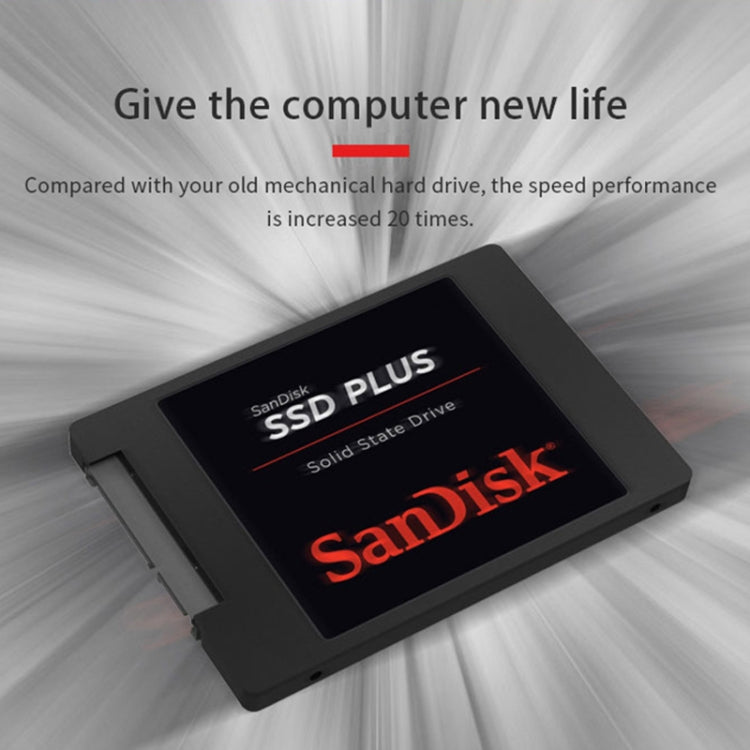 SanDisk SDSSDA 2.5 inch Notebook SATA3 Desktop Computer Solid State Drive, Capacity: 480GB