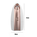 Hot and Cold Spray Fruit and Vegetable Steaming Face Device Nano Spray Water Replenishing Instrument Beauty Instrument, CN Plug(Rose Gold)