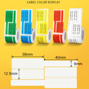Network Cable Knife Type T-Type Double-Row Cable Thermal Paper Label Printing Paper For NIIMBOT B3(Green)