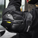 SULAITE Motorcycle Protector Rider Wind Warmth Protective Gear Riding Equipment, Colour: Black Elbow Pads
