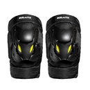 SULAITE Motorcycle Protector Rider Wind Warmth Protective Gear Riding Equipment, Colour: Black Knee Pad+Elbow Pad
