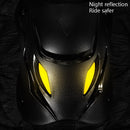 SULAITE Motorcycle Protector Rider Wind Warmth Protective Gear Riding Equipment, Colour: Black Knee Pad+Elbow Pad