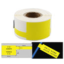 Printing Paper Cable Label For NIIMBOT B50 Labeling Machine(03F-Yellow)