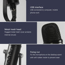 BM-86 USB Condenser Microphone Voice Recording Computer Microphone Live Broadcast Equipment Set, Specification: Standard