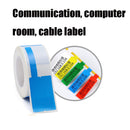 Communication Room Switch Mobile Telecommunications Network Cable Label Paper For NIIMBOT D11/D61 Printers(White)
